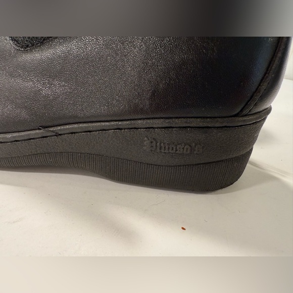 Calidad Pinosos Womans Black Comfort Walking Shoe Orthopedic Fastener Spain 6 WW - Picture 5 of 11